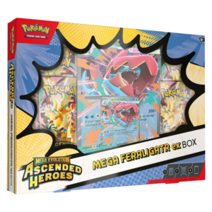 Ascended Heroes – Mega ex Box – Mega Feraligatr Ex INGLES