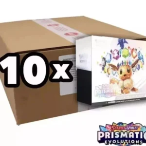Case (10 unidades) – Prismatic Evolutions – Elite Trainer Box ESPAÑOL