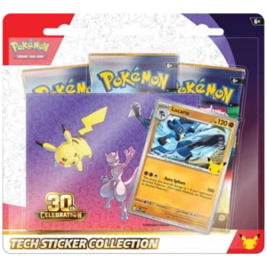 [PREVENTA   16/09/26] 30th Celebration – Tech Sticker – Lucario – Español